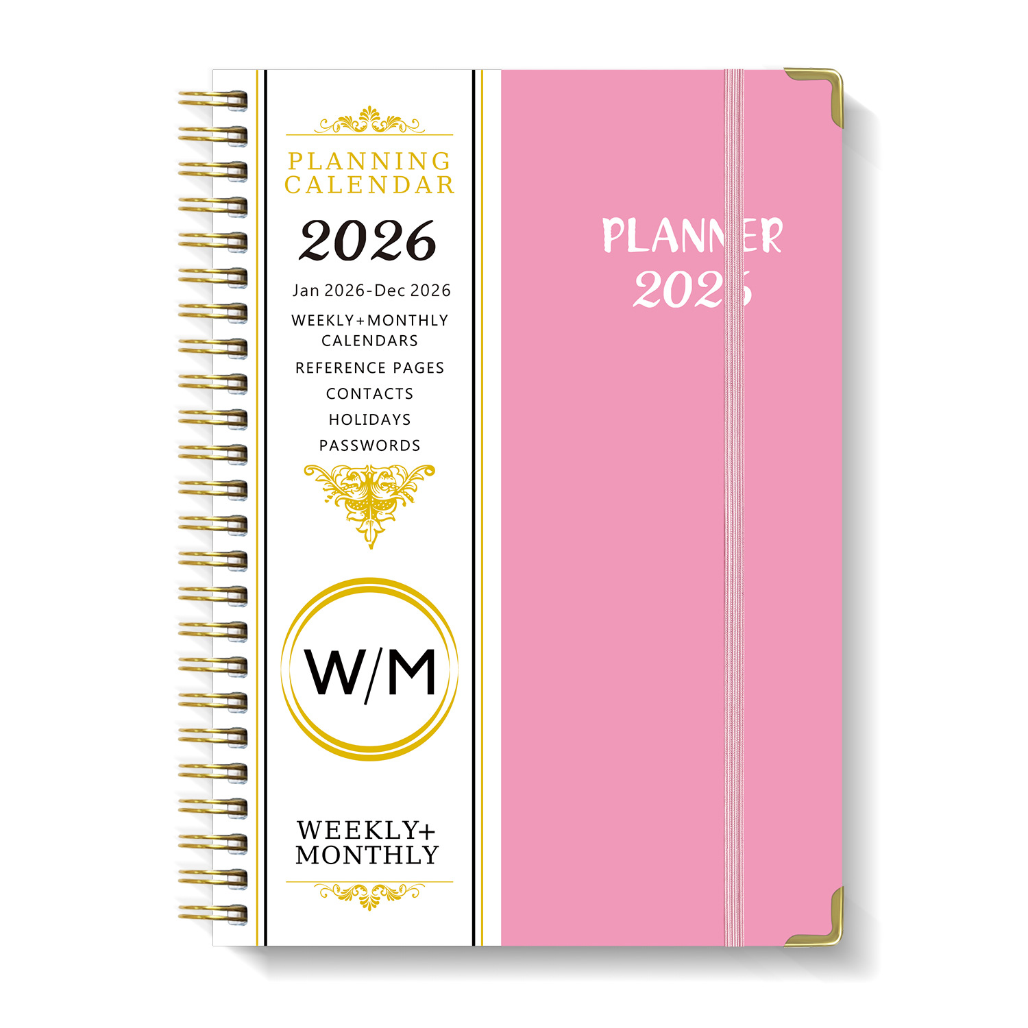 2026 Planner, Weekly and Monthly Calendar Academic Planner