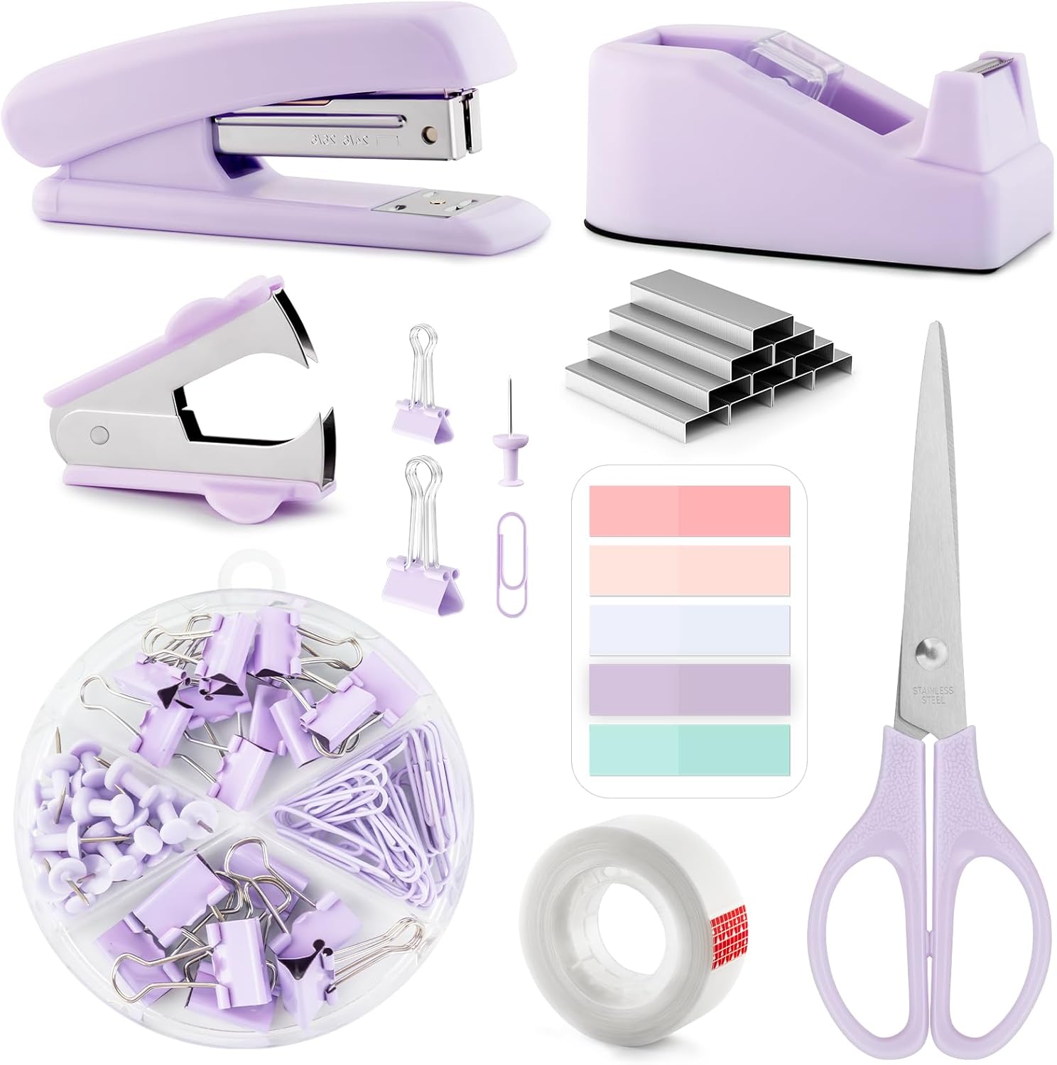Purple Office Supplies, Kids Office Supplies and Accessories, Office Desk Set