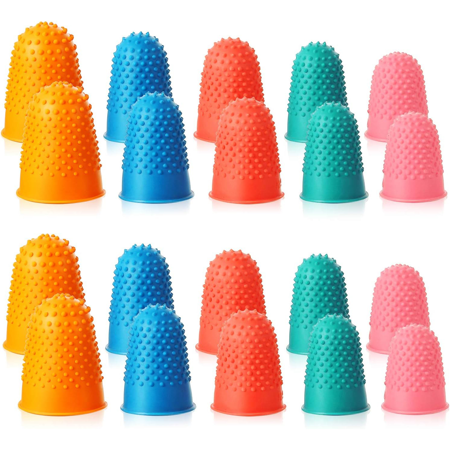  Finger Pads Tips Collating Sorting Task Hot Glue Sewing Office Supplies