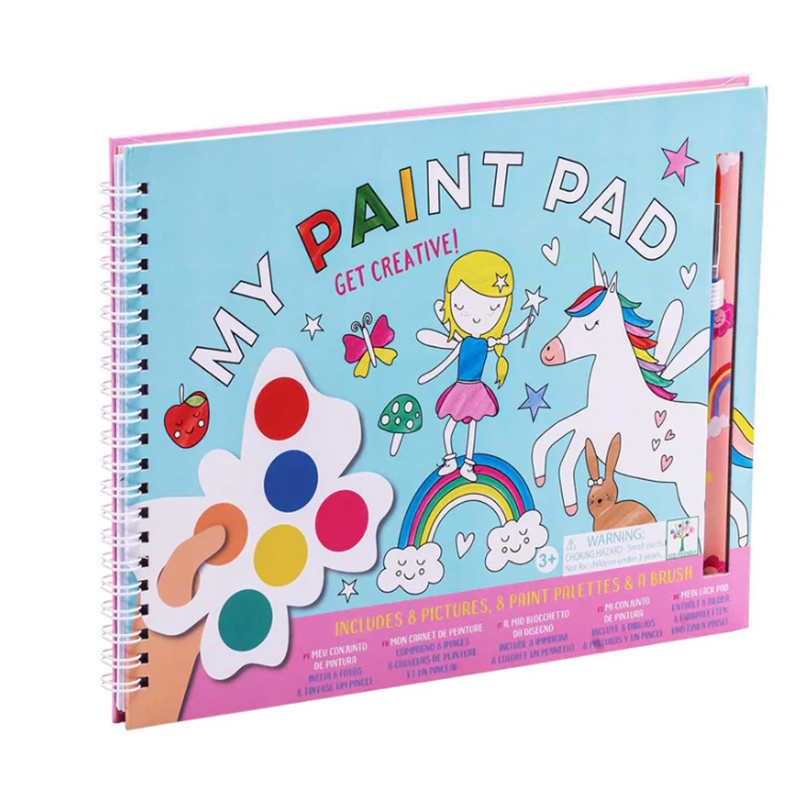  My Painting Pad Set with 8 Pictures, 8 Paint Pallets and A Brush