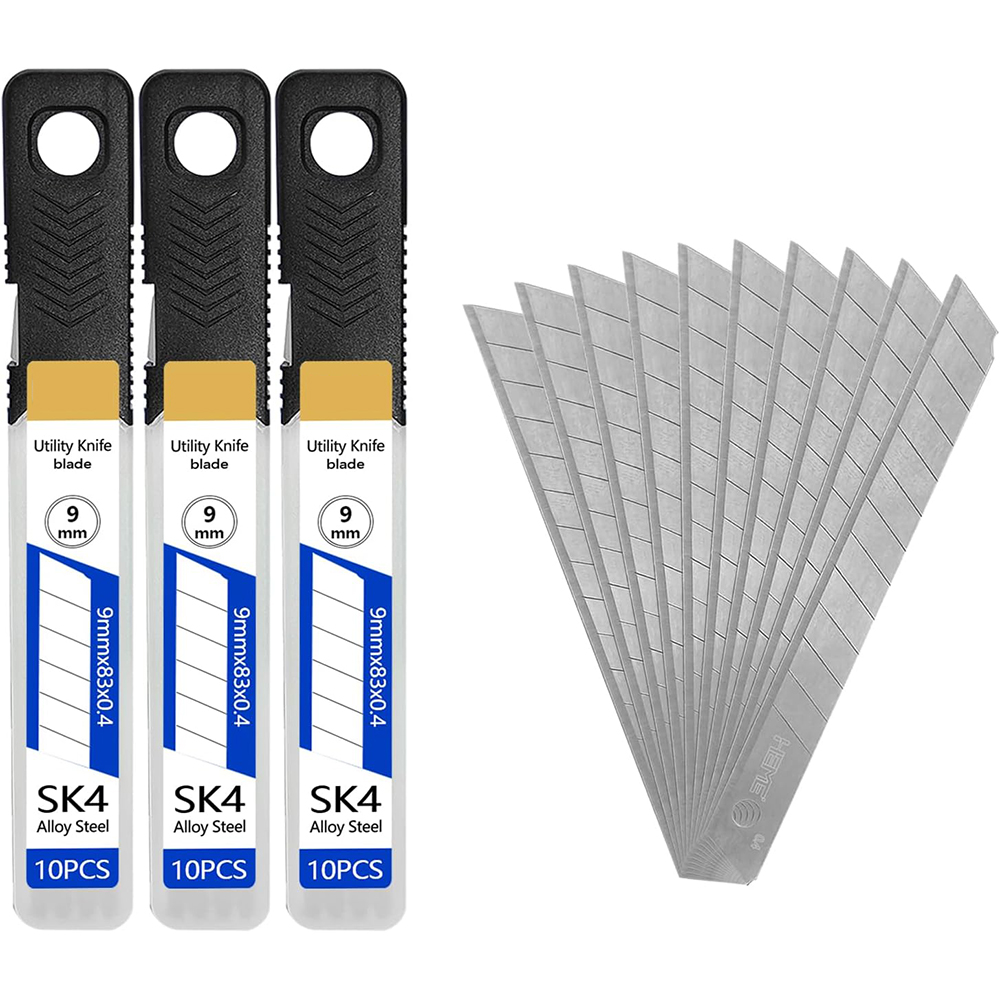 9mm Utility Knife Replacement Blades Snap off 60 Degree