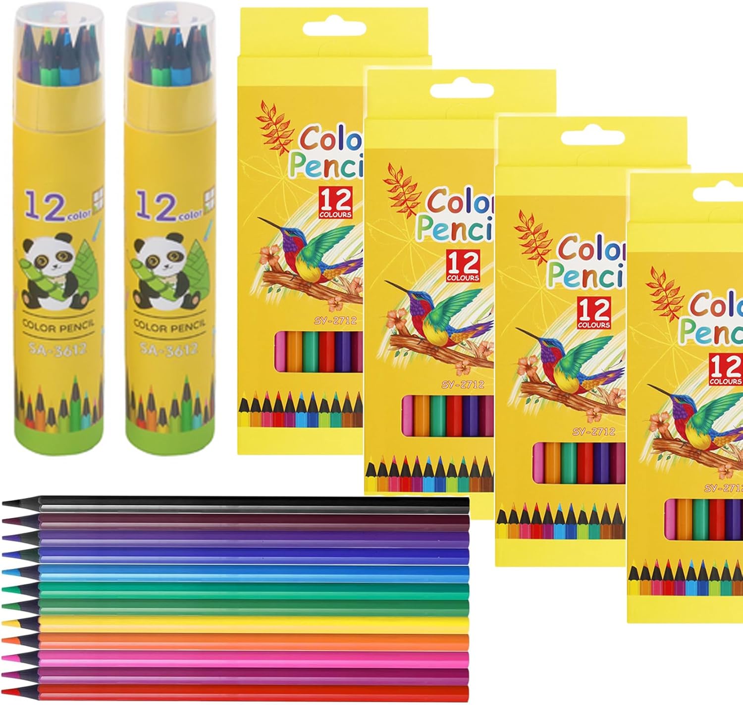 Pentel Arts Colored Pencils, Assorted Colors 12pcs
