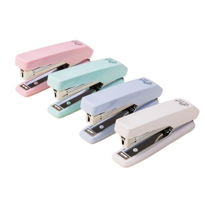Macaron colored medium-sized stapler 10 stapler
