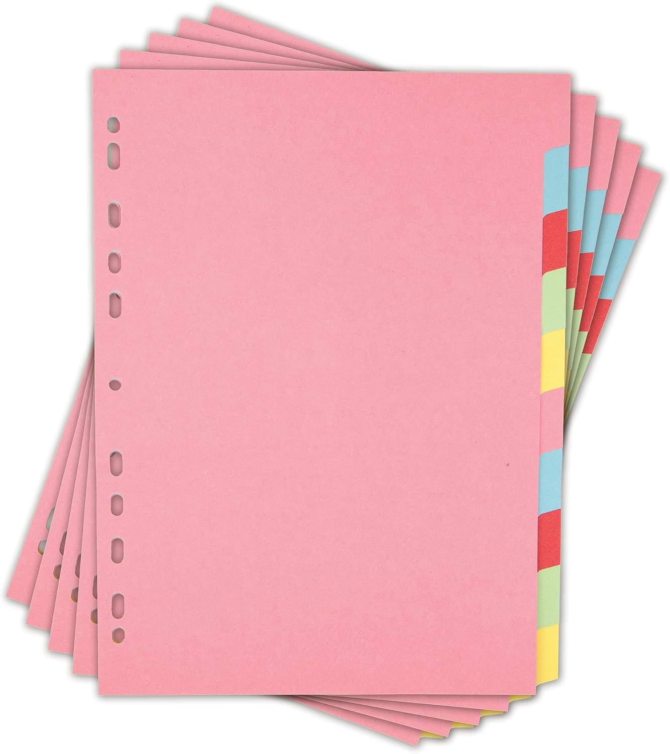 10 Part File Dividers  A4 Card Folder Dividers