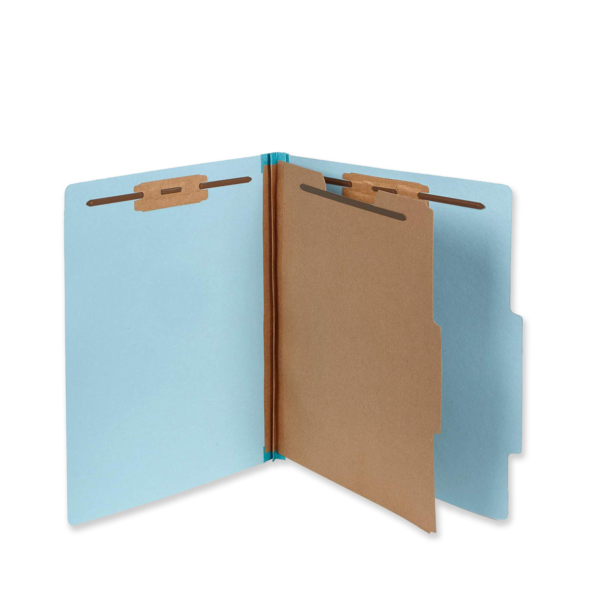 Classification Folder- 100% Recycled, 1 Divider, 2" Embedded