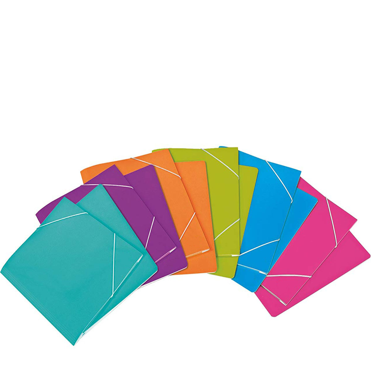 Elastic Folder Colorspan A4 Assorted Colours