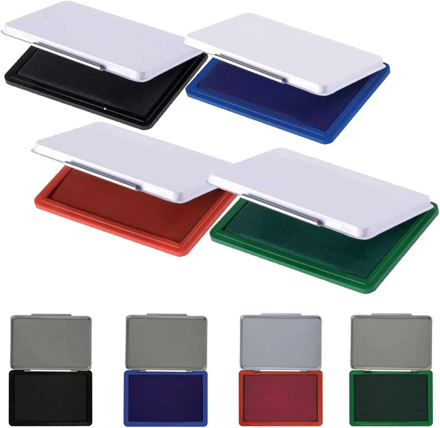 Hand Stamp Pad with Metal Lid Water-based Ink  