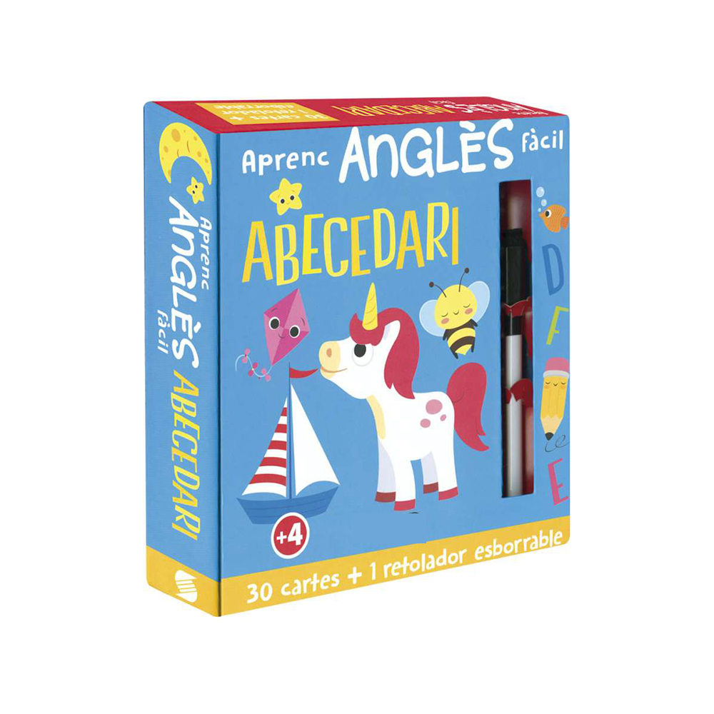 flash card set contains 30 index cards and erasable marker