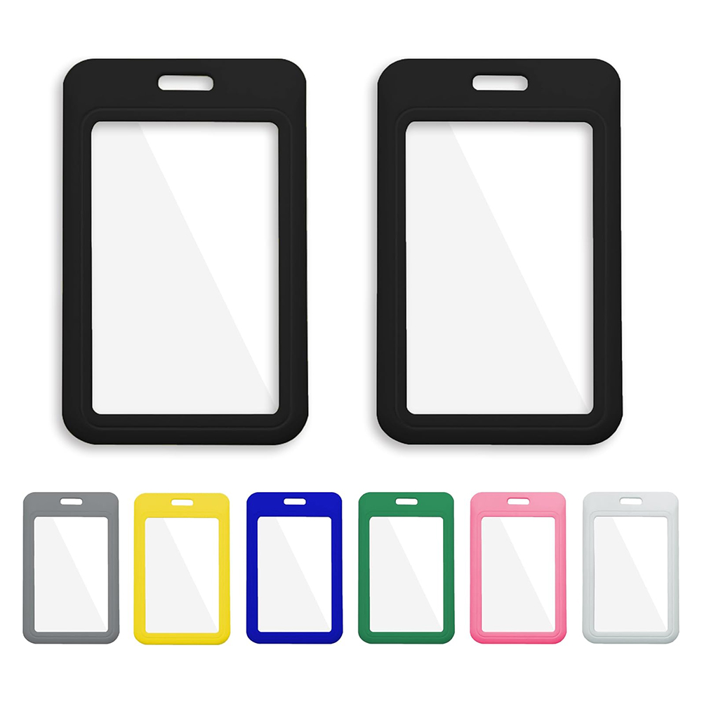 ID Card Protector Pouch for Office School ID Credit Cards