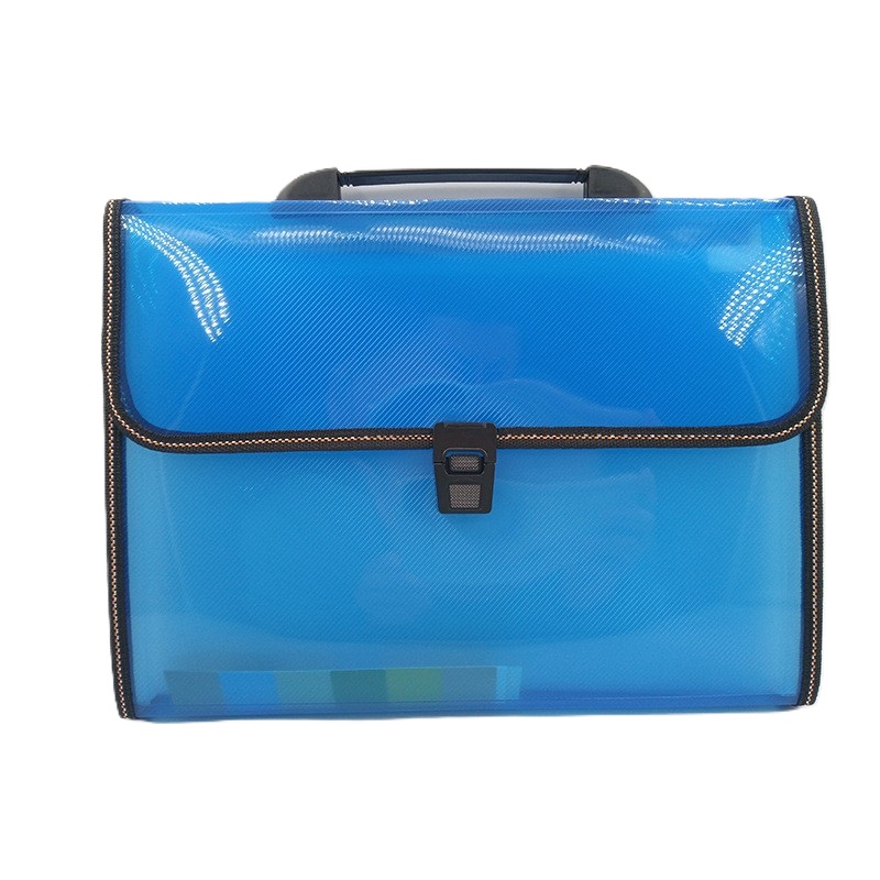 Transparnt Expanding file folder,FC，13pockets