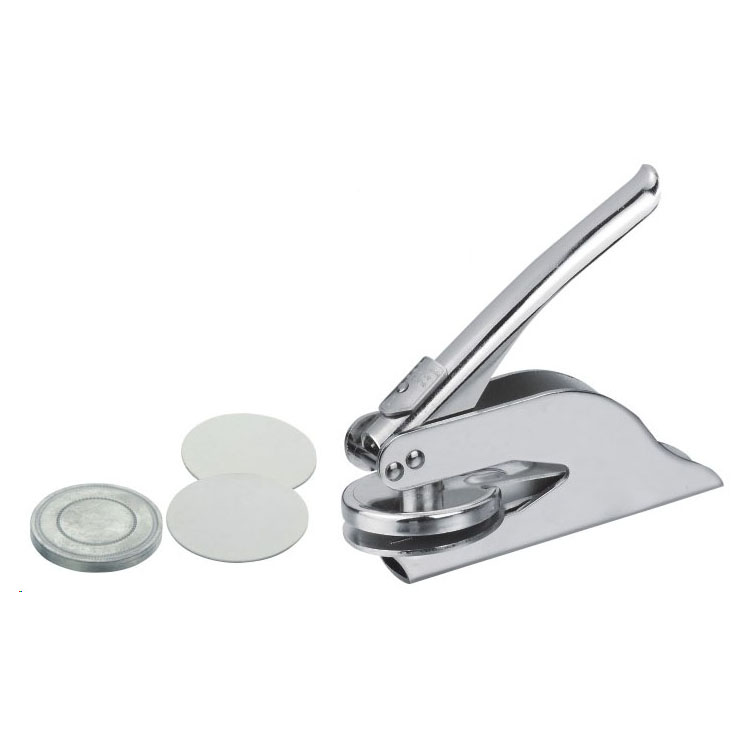  Embosser Seal Stamp Stainless Steel Hand Embossing Sealing Stamp