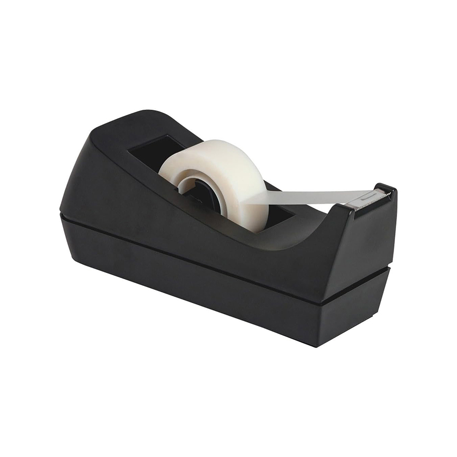 Desktop Dispenser, Black, No Tape Included