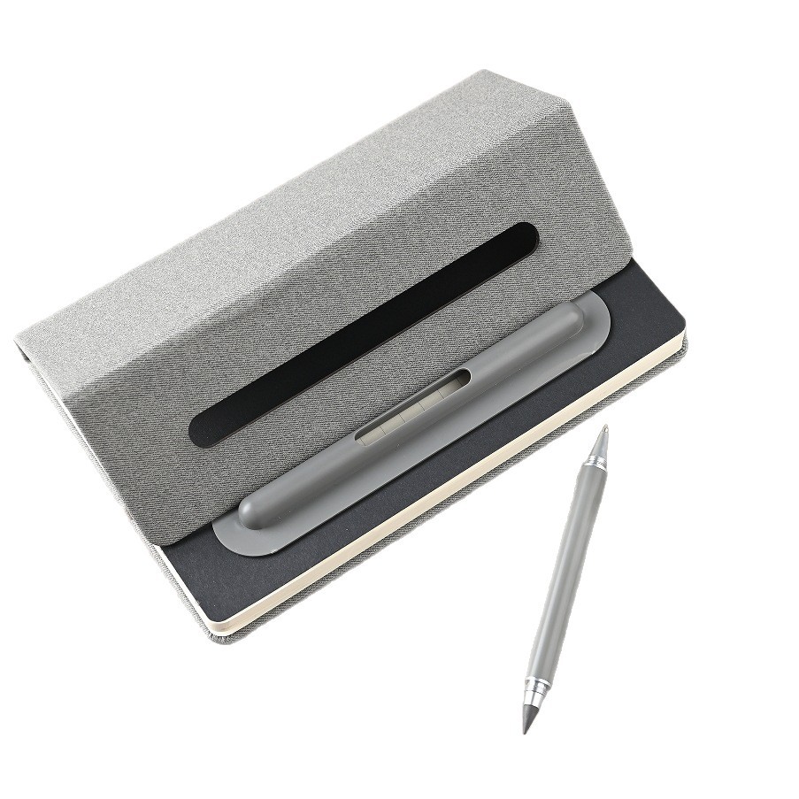 A5 Notebook with Pen Clip Stand