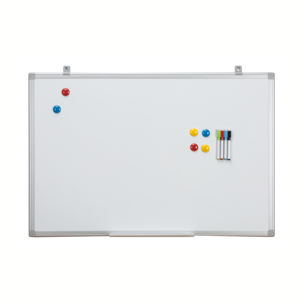  Magnetic Whiteboard for Wall Hanging Silver Aluminium Frame for  School Office