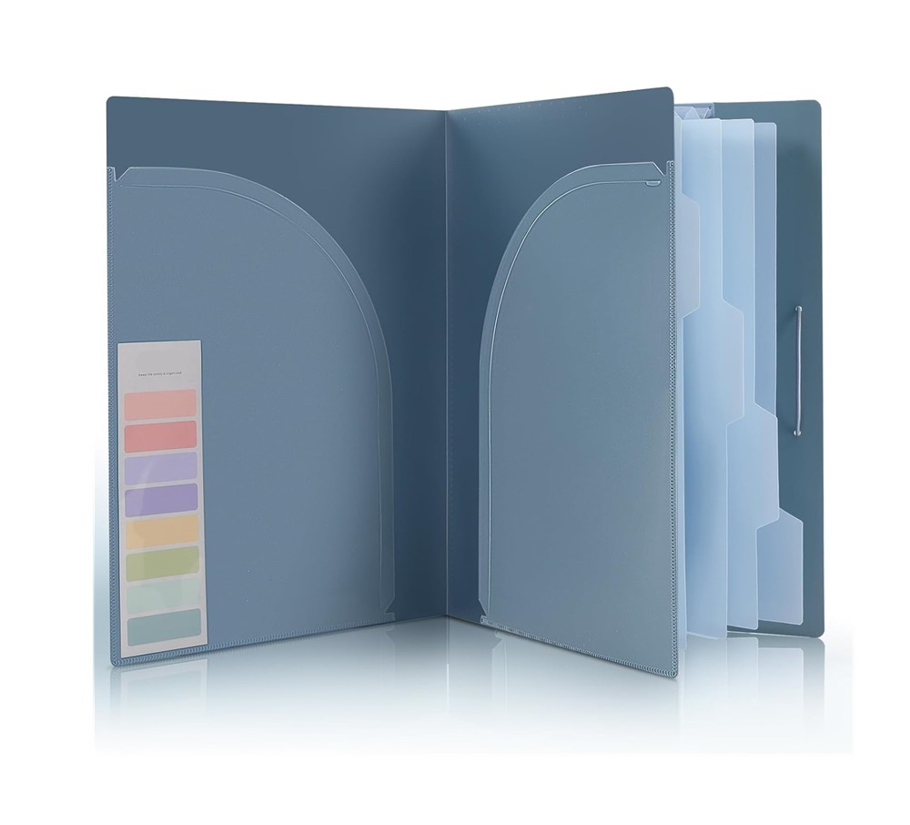 Accordion File Organizer, 5 Pocket Expanding File Folders with Pockets, Document Organizer