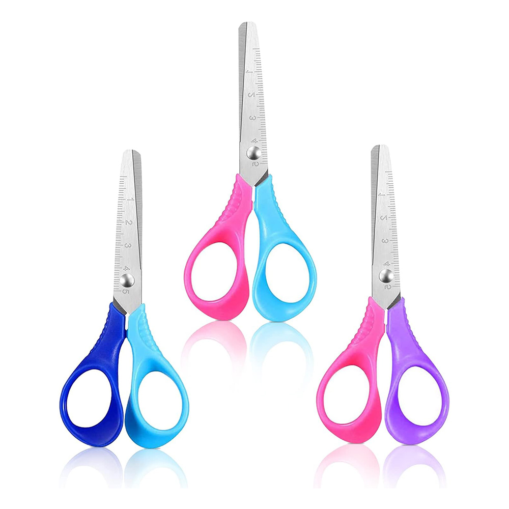 Kids Scissors Children Blunt Tip Safety Left Handed Scissors 